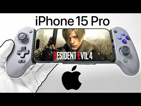 New Era of Smartphone Gaming... Resident Evil 4 on iPhone 15 Pro! (GameSir G8 Galileo)