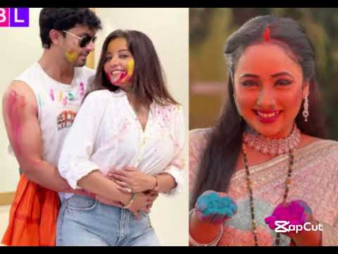 From Monalisa to Rani Chatterjee everyone playing colours of Holi / Bhojpuri stars ny kheli holi