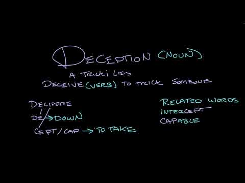 Deception | Vocabulary | Khan Academy