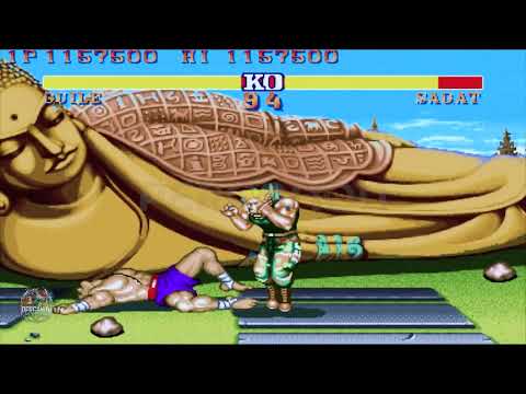 Street Fighter 2 Champion Edition| Guile Only Throw |  REAL 60FPS