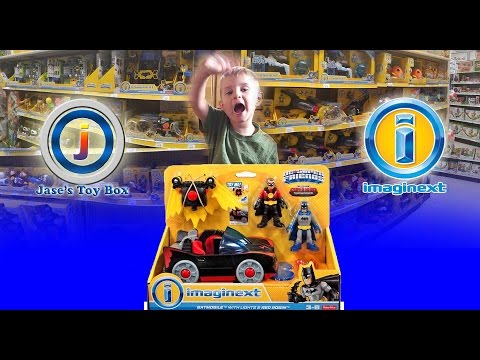 New Imaginext Toys! Toys R Us! New Batman & Robin Red Batmobile & Jetpack