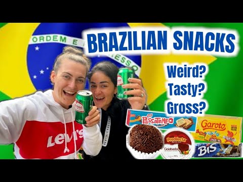 TRYING BRAZILIAN FOODS  // BEST Brazilian foods