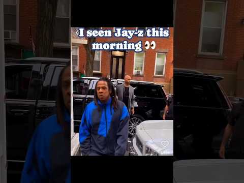 Jay Z SPOTTED in NY looking real NERVOUS & SERIOUS