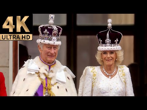 The King and Royal Family Balcony Appearance for The Coronation (4K ULTRA HD)