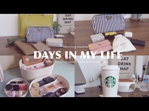 vlog, morning routine☀️my makeup box, what’s in my work bag? Washroom storage  etc…