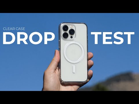 Apple iPhone 13 Pro Clear Case - Drop Test!