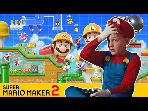 Super Mario Maker 2 - Online Play and Defeat Roy