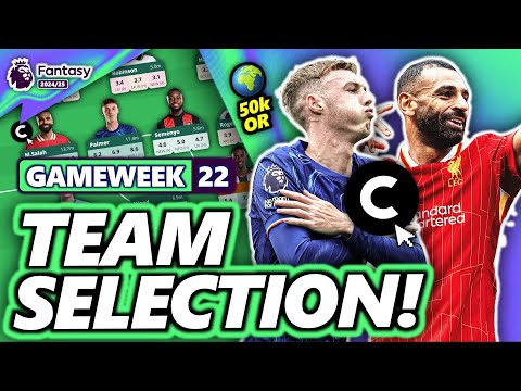 50k OR! MY FPL GAMEWEEK 22 TEAM SELECTION! | Fantasy Premier League 24/25