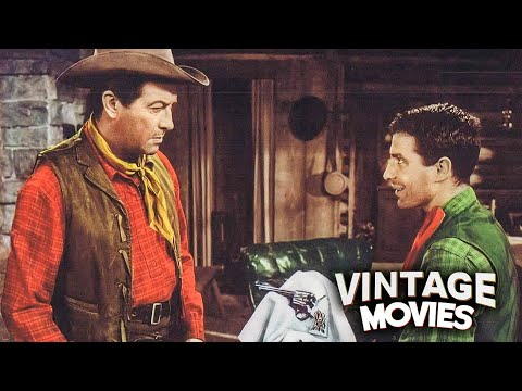 Three Daring Sons of Trouble | Hit the Saddle | Western Action Movie | Vintage Movies