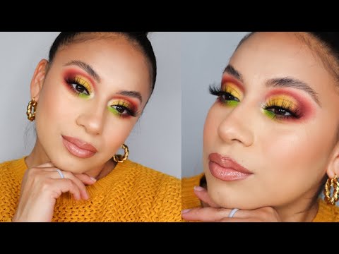 Easy Tropical Eyeshadow Makeup Look | Patricia Bright X Makeup Revolution