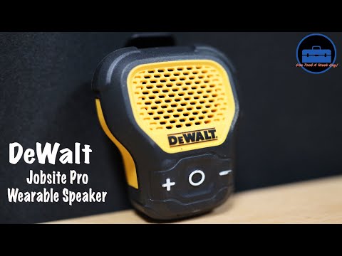 DeWalt Jobsite Pro Wearable Speaker DXMA1901148