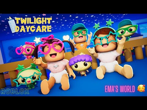 Ema playing Twilight Daycare, Roblox