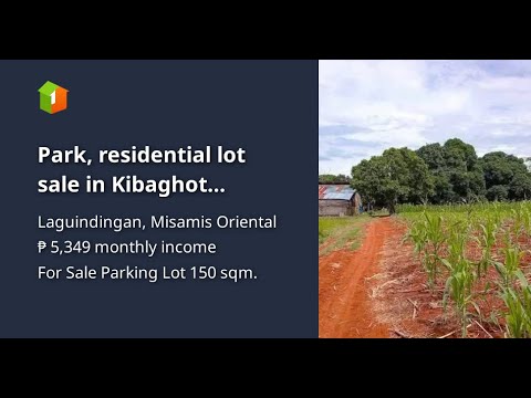 Park, residential lot sale in Kibaghot Laguindingan for sale 3 minutes airport