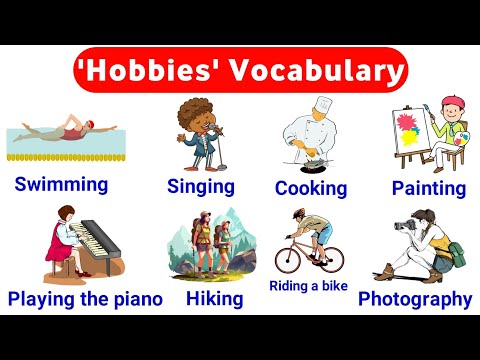 Vocabulary : Hobbies Vocabulary with sentences | Listen and Practice | Daily Use English Words