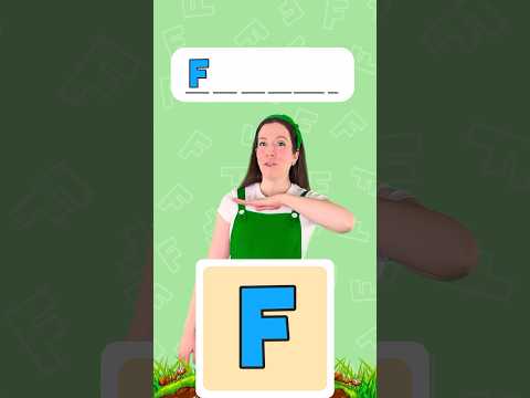 F letter sound in French - Learn to talk and read 💕#learning #phonics #kids #toddlers #preschool