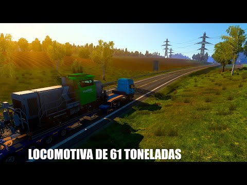 Carregando locomotiva de 61T - Mods na descrição -  Euro Truck Simulator 2 1.50 Setup completo #15