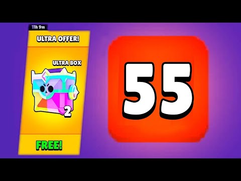 WOOOOW 🔥55😱FREE GIFTS😱🎁 BRAWL STARS NEW UPDATE🔥