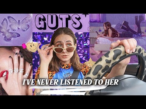 Olivia Rodrigo GUTS ALBUM Reaction | I've never listened to her music