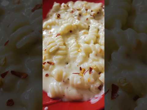 Creamy white sauce pasta|pasta#pasta#foodreels#youtubeshorts#whitesaucepasta#trending#pastarecipe