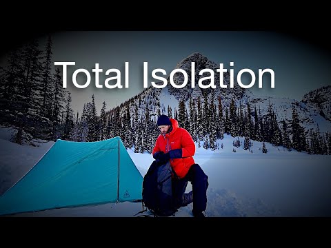 Solo Winter Wild Camping in the Canadian Rocky Mountains