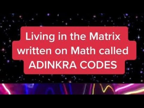 Are Adinkra codes a proof of universe simulation ?|Krishnaraaj informative.