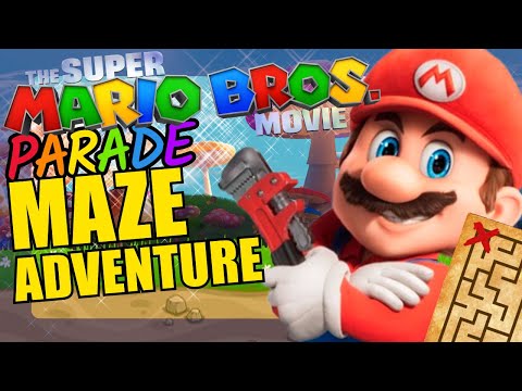 Super Mario Mario Luigi Maze Adventure Educational Video for Kids