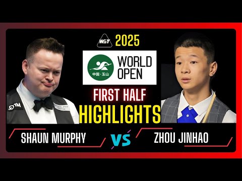 Shaun Murphy vs Jinhao Zhou Highlights | Weide Cup Snooker World Open 2025  #snooker2025 | #wst