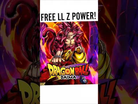 DRAGON BALL DAIMA: FREE LF Z POWER 🤩 LOGIN BONUS!! #dragonballlegends #dblegends #shorts