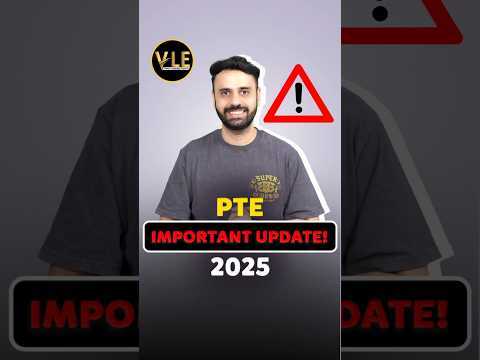 PTE IMPORTANT UPDATE 2025! #shorts #pte