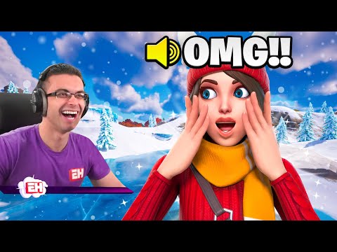 this kid FREAKS OUT when we meet AGAIN in Fortnite!