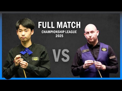 Si Jiahui vs Matthew Selt Full Match Championship League 2025 Snooker Highlights