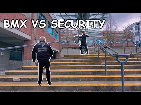 BMX kicked out by security