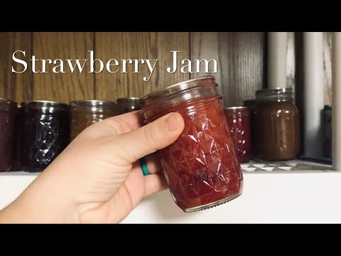 🍓Canning Strawberry Jam | Low Sugar, Pectin, Fresh or Frozen Berries | Water Bath Canning