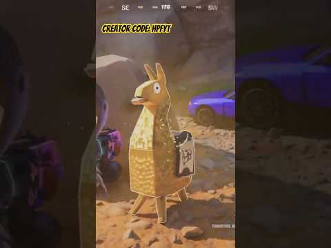 Found Golden Lama!!(0.0000001) #fortnite #fortniteclips #gaming #epicpartner #shorts #epicgames