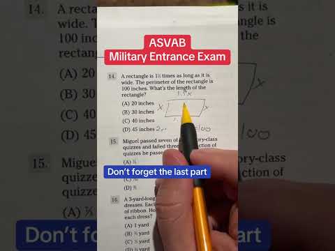 ASVAB Arithmetic Reasoning Practice Problem of the Day14 #asvab #arithmeticreasoning #afqt