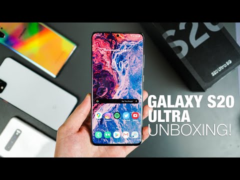 Samsung GALAXY S20 ULTRA Unboxing!