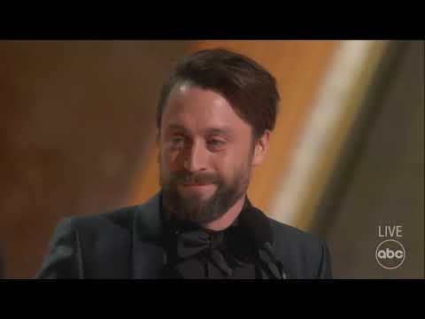 My wife said we can have 4 children when I win an Oscar…Kieran Culkin’s Oscar speech #Oscar