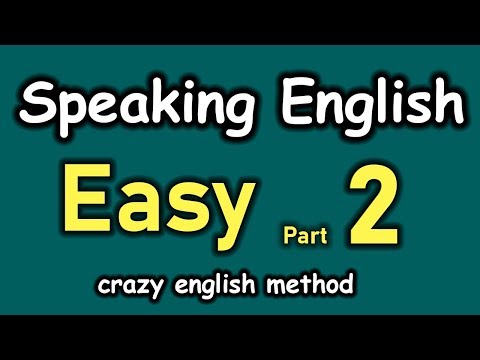 Daily English Conversation with Crazy English Method 😍 Easy To Speak English Fluently 👍 Part 2