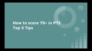 How to score 79+ in PTE  Top 5 Tips