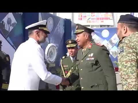 The 9th multinational naval exercise "Aman 2025" began in Karachi. | ISPR