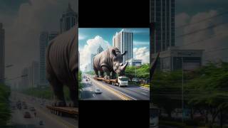 Every truckload of large animals is loaded. #ai #viral #aiimages #shortvideo #shortvideo #shorts