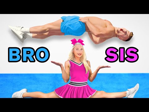 Brother Vs Sister! Who Is The Best Cheerleader?