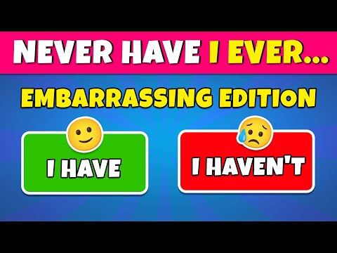 Never Have I Ever... EMBARRASSING Edition 😳✅❌ Quiz Rainbow