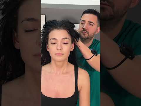 Amazing ASMR Scalp Massage #shorts