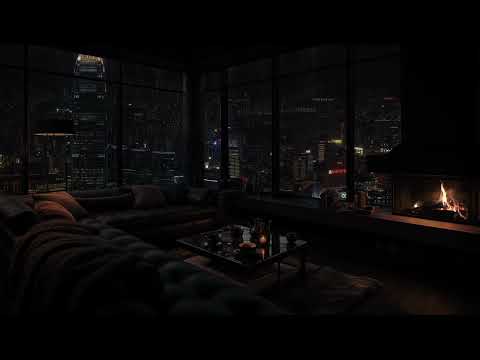 Rain Sounds for Sleeping & Insomnia Symptoms Relief – Relaxing City Room