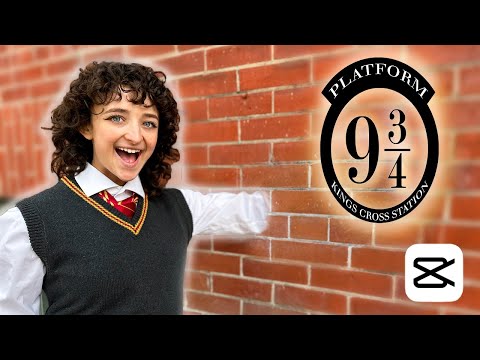 How to create Platform 9 3/4 Effect from Harry Potter | CapCut Tutorial