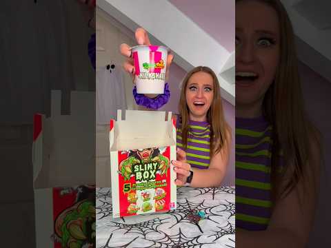 [ASMR] UNBOXING THE *VIRAL* TERROR FRIED MYSTERY SLIMY BOX...😰🕷️⁉️ (SEND HELP!!🤢) #Shorts