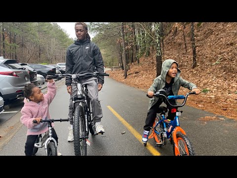 Bike Riding Silver Comet Trail With 3 Toddlers