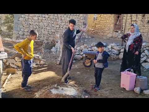 Do you know how the nomads live? From planting wheat to making cowsheds in the heart of nature