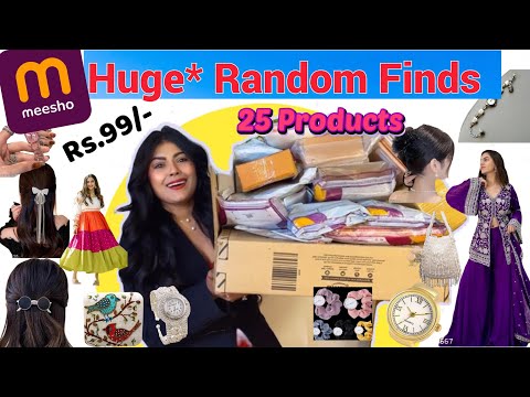 Huge* Random Finds From Meesho🛍️ || Hair, Dresses, watches and more 🫶🏻❤️